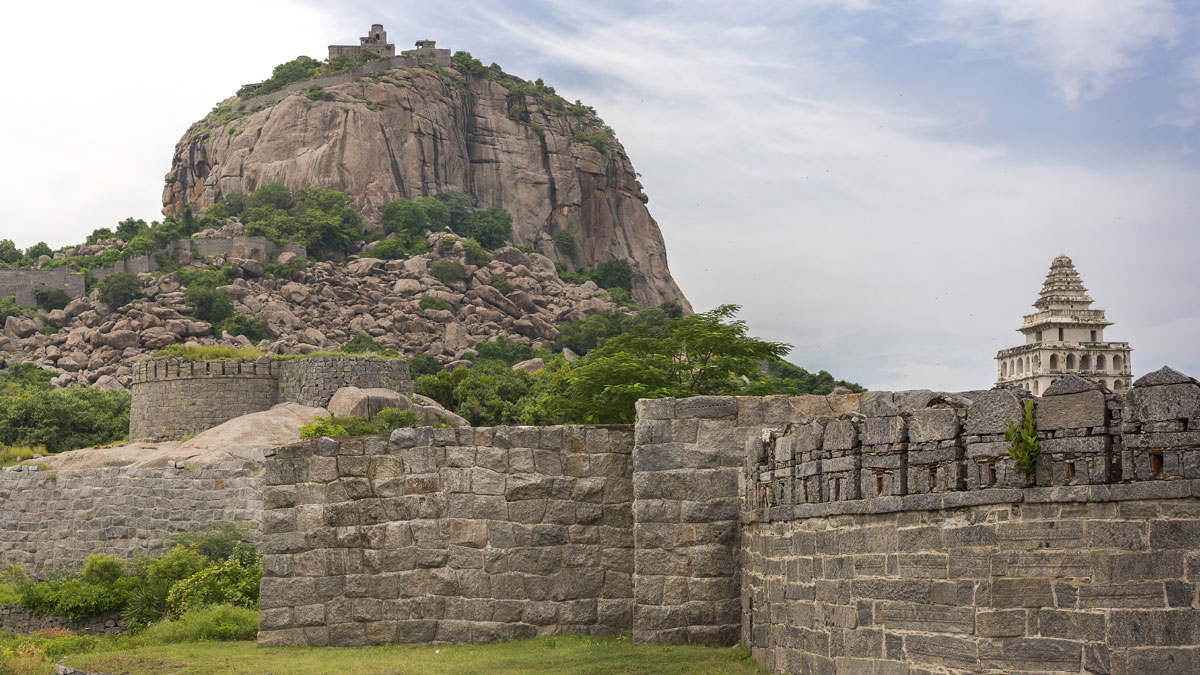 Gingee fort in Tamil Nadu.